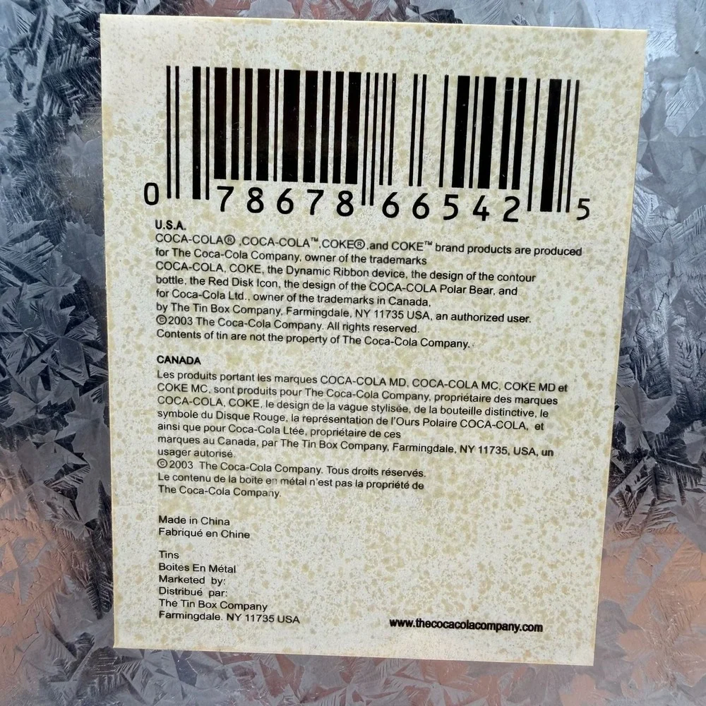 Coca Cola unused 2003